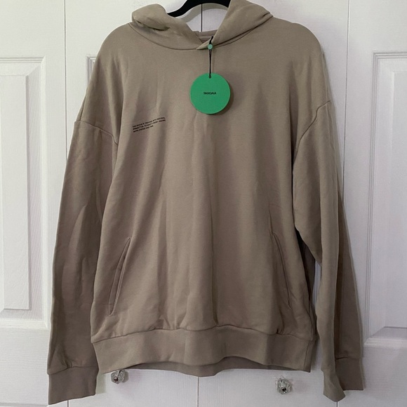 NWT PANGAIA Organic Logo Print Hoodie Sweatshirt L - Picture 4 of 16